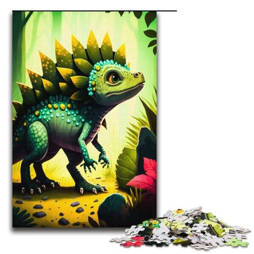 Puzzle für Erwachsene, 1000 Teile, Baby Dragon 14 Puzzle – anspruchsvolles Spiel, 38 x 26 cm von WGLINGX