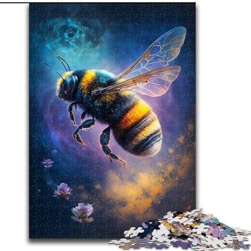 Puzzle für Erwachsene, 1000 Teile, Bienen-Unmögliches Puzzle für Erwachsene, Heimdekorationsgeschenk, Denkspiel (Größe 50x75cm) von WGLINGX
