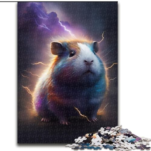Puzzle für Erwachsene, 1000 Teile, Blitz-Meerschweinchen, Holzpuzzle, Geburtstage, Weihnachten, Halloween, Thanksgiving, Ostern, Größe 50x75cm Puzzle für Erwachsene, 1000 Teile, Blitz-Meerschweinchen, Holzpuzzle, Geburtstage, Weihnachten, Halloween, Thanksgiving, Ostern, Größe 50x75cm von WGLINGX