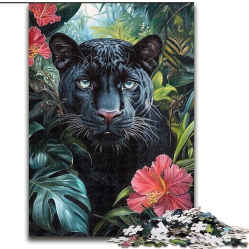 Puzzle für Erwachsene, 1000 Teile, Blumenfuchs, Puzzle für Erwachsene, 1000 Teile, für Teenager, Familien-Lernspiele, Heimdekoration, Geschenk (Größe 26x38cm) von WGLINGX