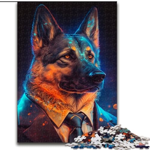 Puzzle für Erwachsene, 1000 Teile, Boss-Giraffe, 1000 Puzzleteile, Spaß für die ganze Familie, Basteln, perfekt für Geburtstage, Feiertage (Größe 50x75cm) von WGLINGX