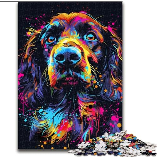 Puzzle für Erwachsene, 1000 Teile, Boykin Spaniel Dog Art, Puzzles 1000 Teile für Erwachsene, Lernspiele, Heimdekoration (Größe 50x75cm) von WGLINGX