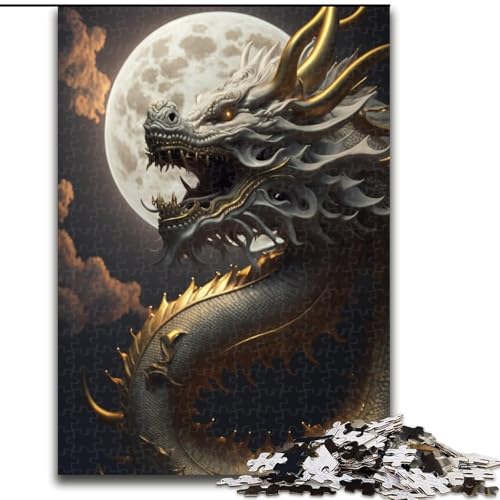 Puzzle für Erwachsene, 1000 Teile, Brave Dragon, Puzzle für Erwachsene, anspruchsvolles Denkspiel für Teenager, perfekt als Heimdekoration oder Geschenk, Größe 26x38cm Puzzle für Erwachsene, 1000 Teile, Brave Dragon, Puzzle für Erwachsene, anspruchsvolles Denkspiel für Teenager, perfekt als Heimdekoration oder Geschenk, Größe 26x38cm von WGLINGX