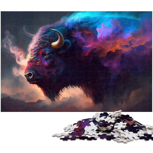 Puzzle für Erwachsene, 1000 Teile, Buffalo Nebula Jigsaw, unmögliches Puzzle, Analyse und Logik, Größe 38 x 26 cm Puzzle für Erwachsene, 1000 Teile, Buffalo Nebula Jigsaw, unmögliches Puzzle, Analyse und Logik, Größe 38 x 26 cm von WGLINGX