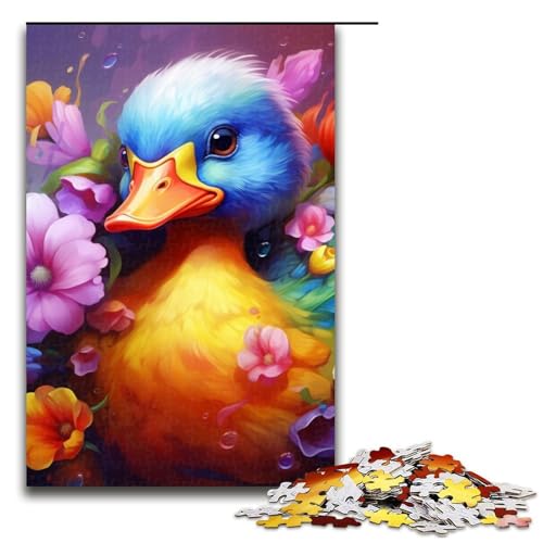 Puzzle für Erwachsene, 1000 Teile, Bunte Kunstenten, Puzzle für Teenager, Holzpuzzle, Heimkunstdekor, 19,69 x 29,53 Zoll Puzzle für Erwachsene, 1000 Teile, Bunte Kunstenten, Puzzle für Teenager, Holzpuzzle, Heimkunstdekor, 19,69 x 29,53 Zoll von WGLINGX