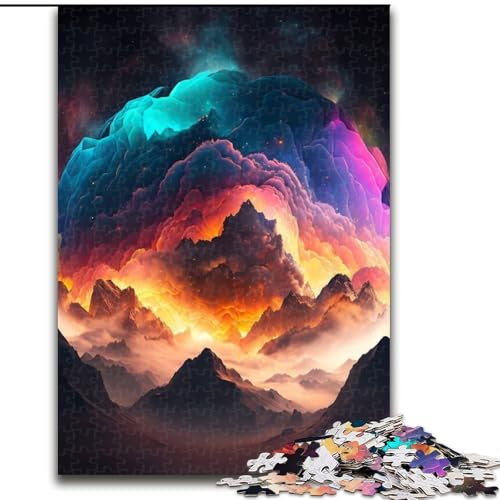 Puzzle für Erwachsene, 1000 Teile, Color Planet-Puzzle aus Karton, anspruchsvolles Denkspiel, Spieleabend für die ganze Familie (Größe 26x38cm) von WGLINGX