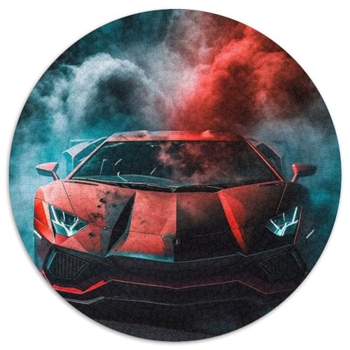 Puzzle für Erwachsene, 1000 Teile, Coole Sportwagen-Puzzles für Erwachsene für Teenager, Lernspiele, Geschenke (67,5x67,5cm) von WGLINGX