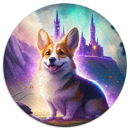 Puzzle für Erwachsene, 1000 Teile, Corgi-Puzzle aus Pappe, für Jugendliche ab 14 Jahren, Heimdekoration, 1000 Teile (67,5x67,5cm) von WGLINGX