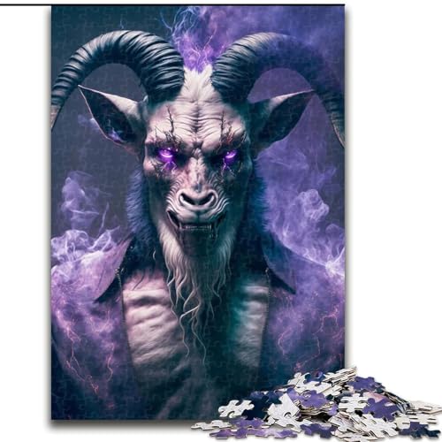 Puzzle für Erwachsene, 1000 Teile, Dark Lord, Papppuzzle, DIY-Heimdeko, Denkspiel für Teenager (Größe 26x38cm) von WGLINGX