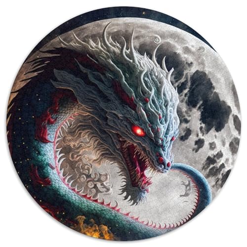 Puzzle für Erwachsene, 1000 Teile, Drachen-Puzzle, anspruchsvolles Denkspiel für Teenager und Familien (67,5x67,5cm) von WGLINGX