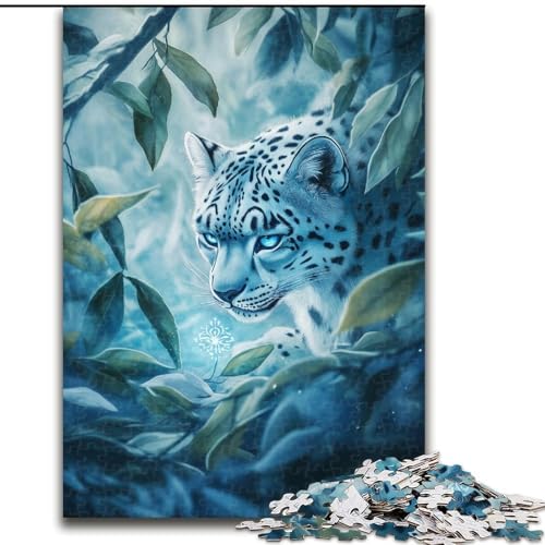 Puzzle für Erwachsene, 1000 Teile, Dschungel-Leopard, Puzzle 1000 Teile für Erwachsene, Heimwanddekoration und Familienspiel als Geschenk (Größe 50x75cm) von WGLINGX