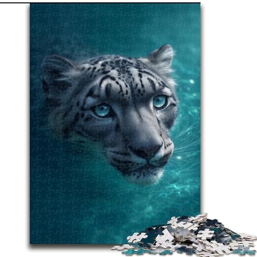 Puzzle für Erwachsene, 1000 Teile, Dschungelleopard, 1000 Teile, Puzzle für Erwachsene, Lernspiel, Herausforderungsspielzeug (Größe 50x75cm) von WGLINGX