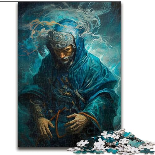 Puzzle für Erwachsene, 1000 Teile, Episches arabisches Wassermagier-Holzpuzzle, Geburtstage, Weihnachten, Halloween, Erntedankfest, Ostern, Größe 26x38cm Puzzle für Erwachsene, 1000 Teile, Episches arabisches Wassermagier-Holzpuzzle, Geburtstage, Weihnachten, Halloween, Erntedankfest, Ostern, Größe 26x38cm von WGLINGX