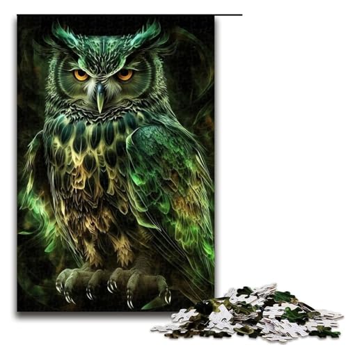Puzzle für Erwachsene, 1000 Teile, Eulen-Puzzle für Erwachsene, Holzpuzzle, anspruchsvolles Spiel, 50 x 75 cm Puzzle für Erwachsene, 1000 Teile, Eulen-Puzzle für Erwachsene, Holzpuzzle, anspruchsvolles Spiel, 50 x 75 cm von WGLINGX