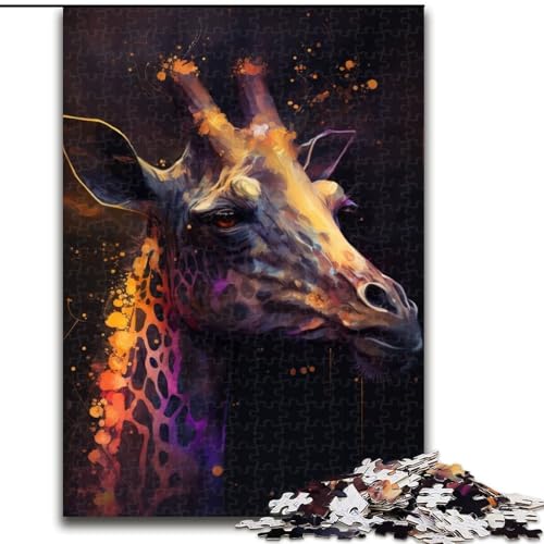 Puzzle für Erwachsene, 1000 Teile, Fantasie-Giraffe, 1000 Teile, Puzzle für Erwachsene, Lernspielzeug (Größe 26x38cm) von WGLINGX