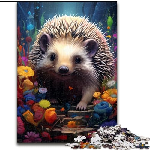 Puzzle für Erwachsene, 1000 Teile, Fantasie-Igel, Kartonpuzzle, pädagogisches und unterhaltsames Indoor-Spiel zur Heimdekoration (Größe 26x38cm) von WGLINGX
