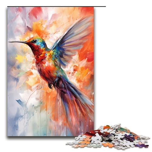 Puzzle für Erwachsene, 1000 Teile, Fantasie-Kolibri, Heimdekoration, Puzzle, Spielzeug, (Größe 50 x 75 cm) von WGLINGX