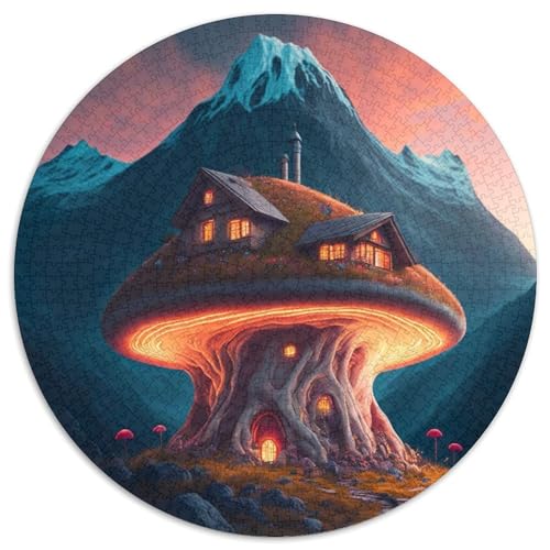 Puzzle für Erwachsene, 1000 Teile, Fantasie-Pilz-Puzzles für Erwachsene für Jugendliche, Lernspiele, Geschenke (67,5x67,5cm) von WGLINGX
