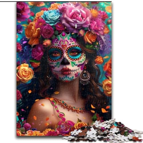 Puzzle für Erwachsene, 1000 Teile, Fantasie-Skelett, 1000-teiliges Puzzle für Erwachsene, perfekt für Teenager und Familienspaß, Geburtstag (Größe 50x75cm) von WGLINGX