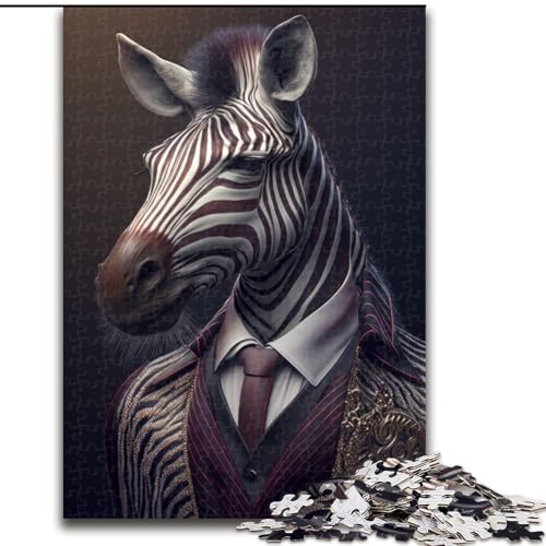 Puzzle für Erwachsene, 1000 Teile, Fantasie-Zebra-Kostüm, Puzzle 1000 Teile für Erwachsene, unmögliches, schwieriges Herausforderungsspielzeug für Teenager (Größe 50x75cm) von WGLINGX