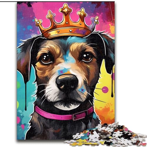 Puzzle für Erwachsene, 1000 Teile, Fantasiehund, 1000-teiliges Puzzle für Teenager, Lernspiele, Geschenke (Größe 26x38cm) von WGLINGX