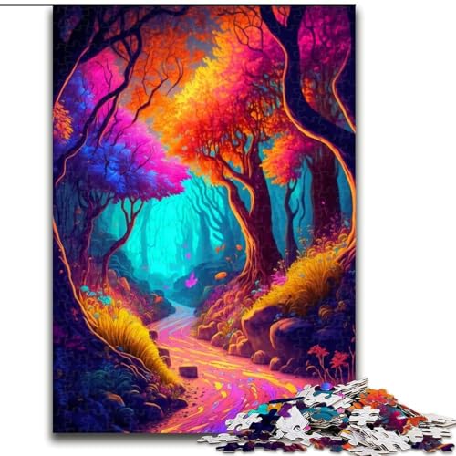 Puzzle für Erwachsene, 1000 Teile, Fantasiewelt-Wald-Puzzle für Erwachsene, anspruchsvolles Denkspiel für Teenager, perfekt als Heimdekoration oder Geschenk, Größe 26x38cm Puzzle für Erwachsene, 1000 Teile, Fantasiewelt-Wald-Puzzle für Erwachsene, anspruchsvolles Denkspiel für Teenager, perfekt als Heimdekoration oder Geschenk, Größe 26x38cm von WGLINGX