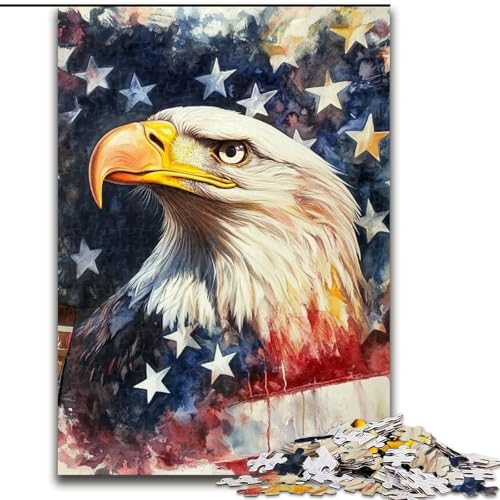 Puzzle für Erwachsene, 1000 Teile, Fantasy-Adler, Puzzle für Erwachsene, 1000 Teile, für Teenager, Familien-Lernspiele, Heimdekoration, Geschenk (Größe 50x75cm) von WGLINGX