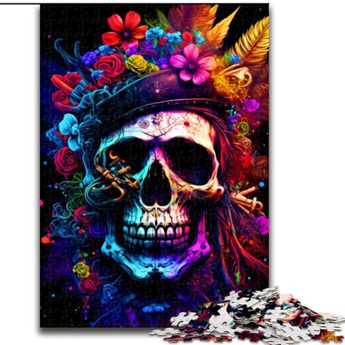 Puzzle für Erwachsene, 1000 Teile, Fantasy-Totenkopf-Puzzle für Erwachsene, 1000 Teile, anspruchsvolles DIY-Denkspiel für Teenager, Größe 50x75cm von WGLINGX