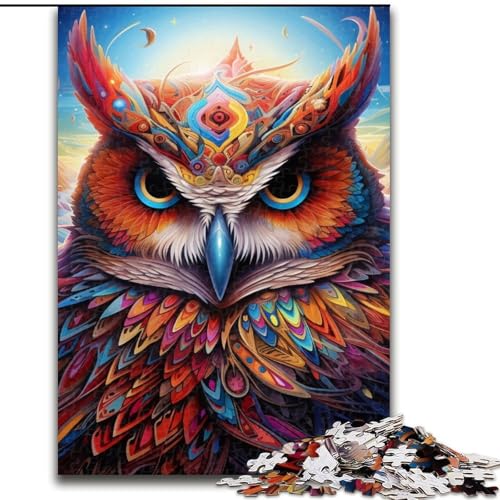 Puzzle für Erwachsene, 1000 Teile, Farbeule, Puzzle für Erwachsene, 1000 Teile, Familienaktivitätsspiel für Teenager, anspruchsvolles Denkspiel (Größe 50x75cm) von WGLINGX
