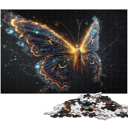 Puzzle für Erwachsene, 1000 Teile, Farbiges Schmetterlings-Puzzle-Quizspiel, ganze Familie, Größe 38 x 26 cm Puzzle für Erwachsene, 1000 Teile, Farbiges Schmetterlings-Puzzle-Quizspiel, ganze Familie, Größe 38 x 26 cm von WGLINGX