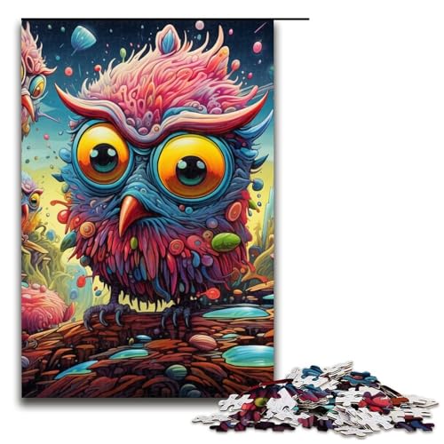 Puzzle für Erwachsene, 1000 Teile, Farbvogel-Puzzle, Holzpuzzle für Erwachsene, Erwachsene, 19,69 x 29,53 Zoll Puzzle für Erwachsene, 1000 Teile, Farbvogel-Puzzle, Holzpuzzle für Erwachsene, Erwachsene, 19,69 x 29,53 Zoll von WGLINGX