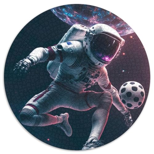 Puzzle für Erwachsene, 1000 Teile, Fußball-Astronauten-Puzzles für Erwachsene für Jugendliche, Lernspiele, Geschenke (67,5x67,5cm) von WGLINGX