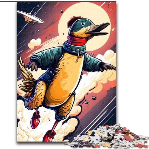 Puzzle für Erwachsene, 1000 Teile, Gänse-Puzzle aus Holz, Geburtstage, Weihnachten, Halloween, Thanksgiving, Ostern, Größe 26x38cm Puzzle für Erwachsene, 1000 Teile, Gänse-Puzzle aus Holz, Geburtstage, Weihnachten, Halloween, Thanksgiving, Ostern, Größe 26x38cm von WGLINGX