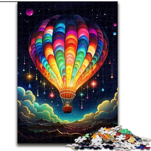 Puzzle für Erwachsene, 1000 Teile, Galaxie-Heißluftballon, 1000 Teile, Puzzle für Erwachsene, Lernspielzeug (Größe 50x75cm) von WGLINGX