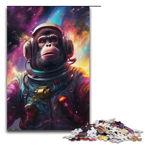 Puzzle für Erwachsene, 1000 Teile, Galaxien, Gorillas, Heimdekoration, Puzzle, Spielzeug, (Größe 38 x 26 cm) von WGLINGX