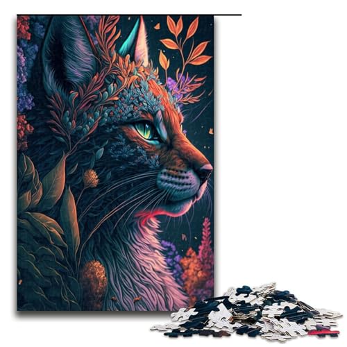 Puzzle für Erwachsene, 1000 Teile, Geister der Natur, Spaß für die ganze Familie, lustige Puzzles für Teenager ab 14 Jahren (Größe 50 x 75 cm) von WGLINGX