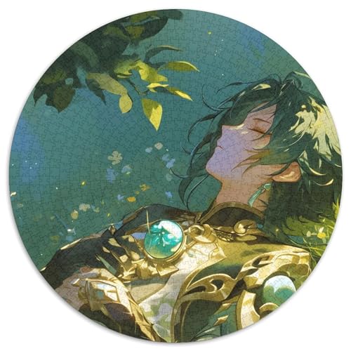 Puzzle für Erwachsene, 1000 Teile, Genshin Impact, Kartonpuzzle für Jugendliche ab 14 Jahren, Heimdekoration, 1000 Teile (67,5x67,5cm) von WGLINGX