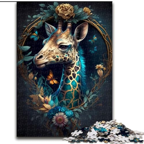 Puzzle für Erwachsene, 1000 Teile, Giraffen-Folklore, Holzpuzzle, Geburtstage, Weihnachten, Halloween, Erntedankfest, Ostern, Größe 50x75cm Puzzle für Erwachsene, 1000 Teile, Giraffen-Folklore, Holzpuzzle, Geburtstage, Weihnachten, Halloween, Erntedankfest, Ostern, Größe 50x75cm von WGLINGX