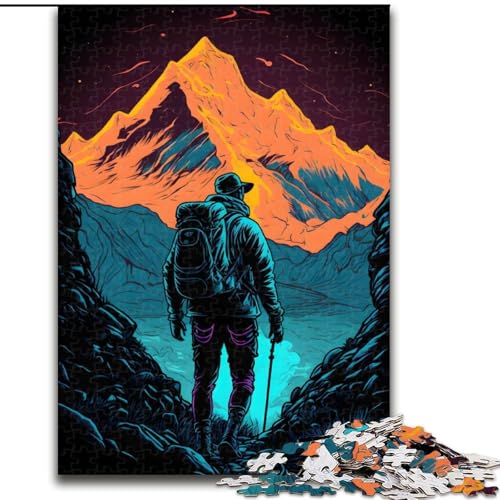 Puzzle für Erwachsene, 1000 Teile, Golden Mountain Adventure, Puzzle für Erwachsene, anspruchsvolles Denkspiel für Teenager, perfekt als Heimdekoration oder Geschenk, Größe 50x75cm von WGLINGX