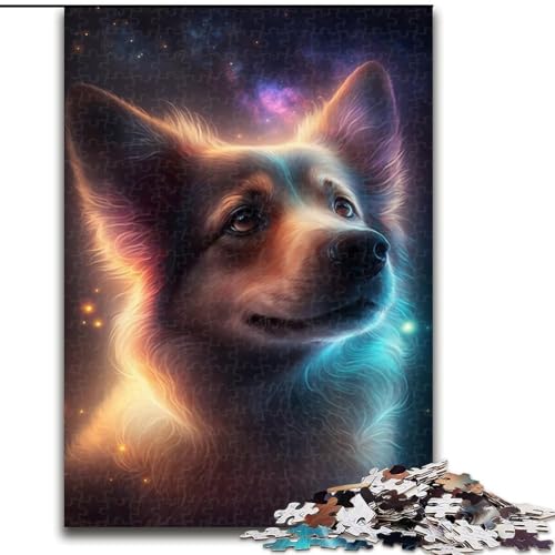Puzzle für Erwachsene, 1000 Teile, Golden Retriever-Puzzle für Erwachsene, 1000 Teile, anspruchsvolles DIY-Denkspiel für Teenager, Größe 50x75cm von WGLINGX