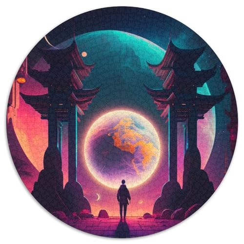 Puzzle für Erwachsene, 1000 Teile, Japanisches Torii-Tor, Papierpuzzle, Familienaktivitätsspiel für Teenager, anspruchsvolles Denkspiel (67,5 x 67,5 cm) von WGLINGX