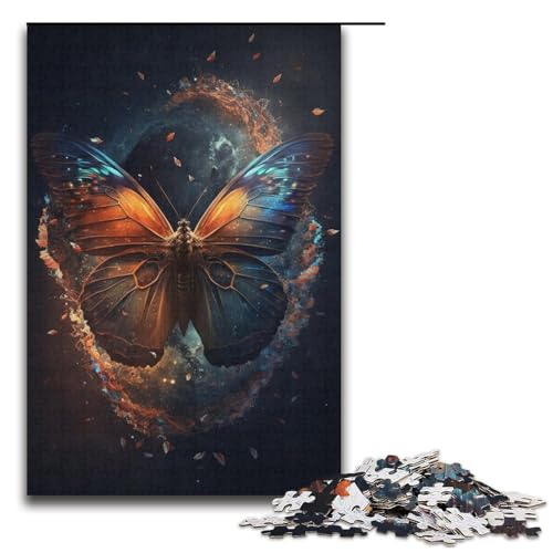 Puzzle für Erwachsene, 1000 Teile, JigsawsArt Dream Butterfly Puzzle, Denkspiel, anspruchsvoll, Aber unterhaltsam und humorvoll, 38 x 26 cm Puzzle für Erwachsene, 1000 Teile, JigsawsArt Dream Butterfly Puzzle, Denkspiel, anspruchsvoll, Aber unterhaltsam und humorvoll, 38 x 26 cm von WGLINGX