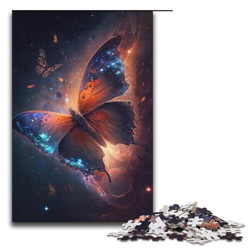Puzzle für Erwachsene, 1000 Teile, JigsawsArt Dream Butterfly Puzzle, Denkspiel, anspruchsvoll, Aber unterhaltsam und humorvoll, 38 x 26 cm Puzzle für Erwachsene, 1000 Teile, JigsawsArt Dream Butterfly Puzzle, Denkspiel, anspruchsvoll, Aber unterhaltsam und humorvoll, 38 x 26 cm von WGLINGX