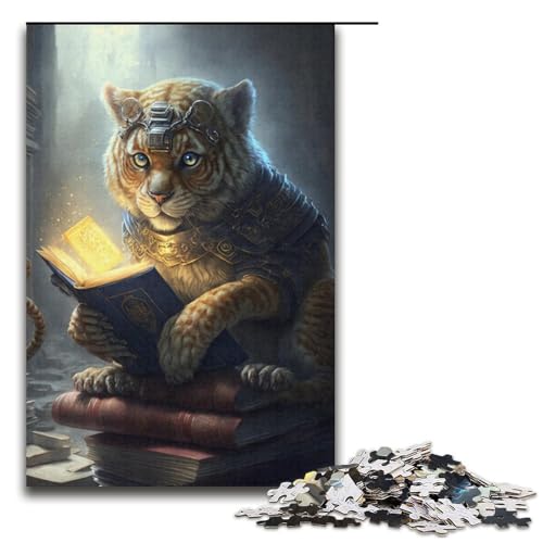 Puzzle für Erwachsene, 1000 Teile, JigsawsArt Tiger Jigsaw, Denkspiel, anspruchsvoll, Aber unterhaltsam und humorvoll, 38 x 26 cm Puzzle für Erwachsene, 1000 Teile, JigsawsArt Tiger Jigsaw, Denkspiel, anspruchsvoll, Aber unterhaltsam und humorvoll, 38 x 26 cm von WGLINGX
