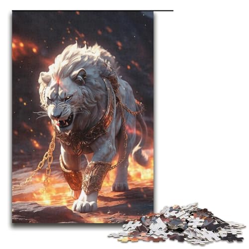 Puzzle für Erwachsene, 1000 Teile, Kaninchen-Puzzle für Erwachsene, Kartonpuzzle, anspruchsvolles Spiel, 14,96 x 10,24 Zoll von WGLINGX