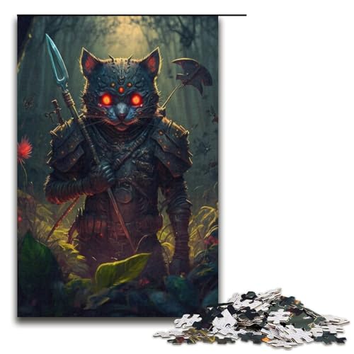 Puzzle für Erwachsene, 1000 Teile, Katzen-Familienspaß, Puzzle-Geschenkideen für Teenager ab 14 Jahren, 14,96 x 10,24 Zoll von WGLINGX