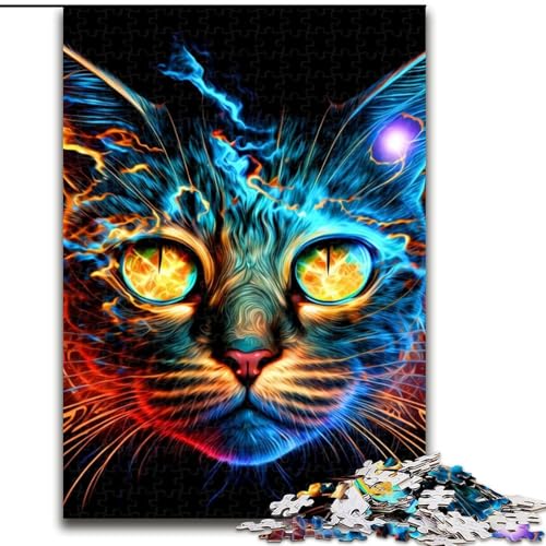 Puzzle für Erwachsene, 1000 Teile, Katzen-Puzzle, 1000 Teile für Erwachsene, Weihnachten, Halloween, Muttertag, Neujahr, Ostern, Geschenk, Größe 26x38cm Puzzle für Erwachsene, 1000 Teile, Katzen-Puzzle, 1000 Teile für Erwachsene, Weihnachten, Halloween, Muttertag, Neujahr, Ostern, Geschenk, Größe 26x38cm von WGLINGX