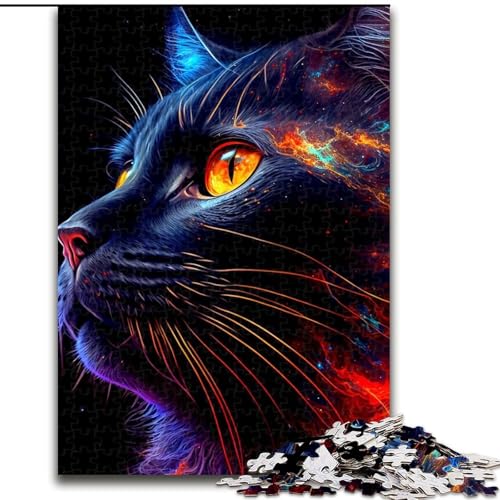Puzzle für Erwachsene, 1000 Teile, Katzen-Puzzle für Erwachsene, 1000 Teile, ideal als Dekoration für Zuhause und Büro, Geburtstag, Größe 26x38cm von WGLINGX