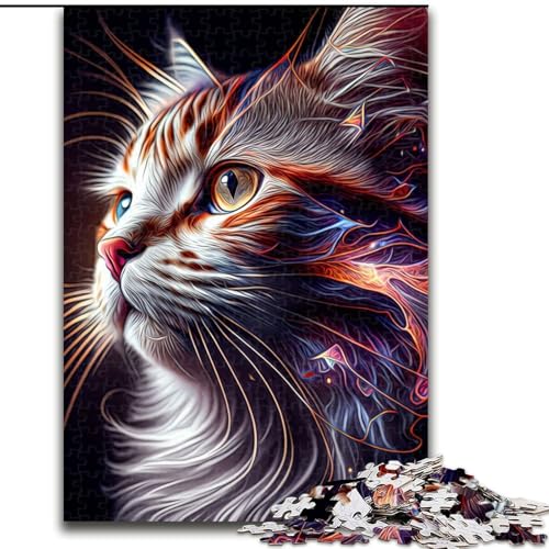 Puzzle für Erwachsene, 1000 Teile, Katzen-Puzzle für Erwachsene, 1000-teilige Geschenkidee für die Feiertage, humorvolle Kunstwerke, detaillierte Kunstwerke, Größe 26x38cm Puzzle für Erwachsene, 1000 Teile, Katzen-Puzzle für Erwachsene, 1000-teilige Geschenkidee für die Feiertage, humorvolle Kunstwerke, detaillierte Kunstwerke, Größe 26x38cm von WGLINGX