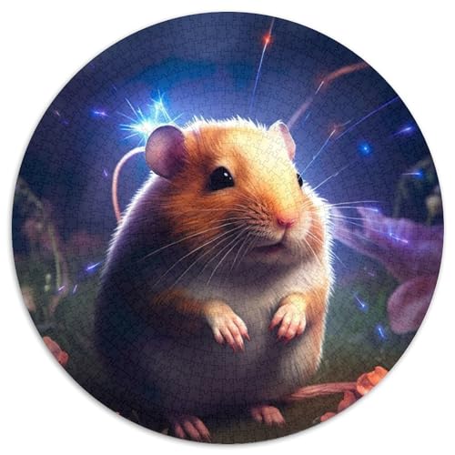 Puzzle für Erwachsene, 1000 Teile, Kleiner Hamster auf dem Mars, Puzzles für Erwachsene für Teenager, Lernspiele, Geschenke (67,5x67,5cm) von WGLINGX
